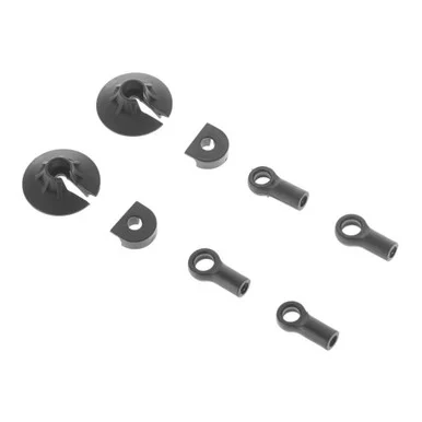 ARRMA ARAC8971 AR330338 Shock Rod End Set Nero (2)