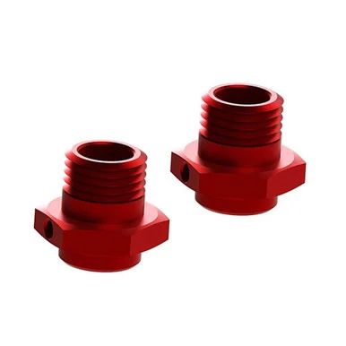 ARRMA ARAC9416 AR310484 Wheel Hex Alumn 17mm/16.5mm Red (2)