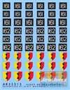 ART35315 1:35 Archer Transfers British 25th Division AoS and Formation Signs #35315
