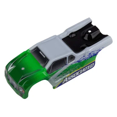 Team Associated 21444: TR28 Body, White & Green