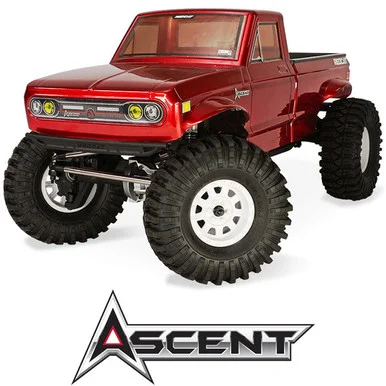 Redcat Racing RER22767 Ascent 1/10 Scale Brushed Electric Rock Crawler, Red