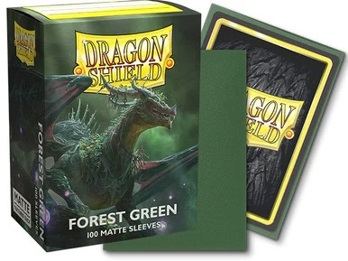 Dragon Shields: (100) Matte - Forest Green