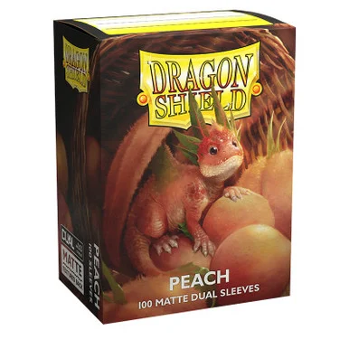 Dragon Shield (100) Peach - Arcane Tinmen