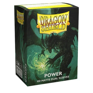 Dragon Shield (100) Power Green - Arcane Tinmen