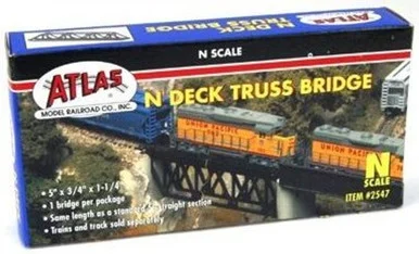 Atlas Model Railroad 2547 N Deck Truss Bridge