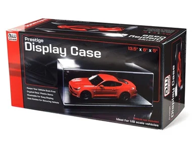 Autoworld AWDC001: 1/18 Auto Plastic Display Showcase w/Black Base - Auto world