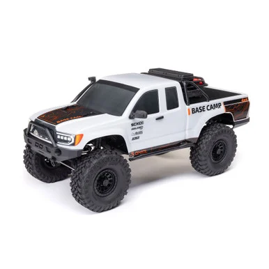 Axial AXI1375T1 1/10 SCX10 III Base Camp 4X4 RTR Brushed Rock Crawler, White
