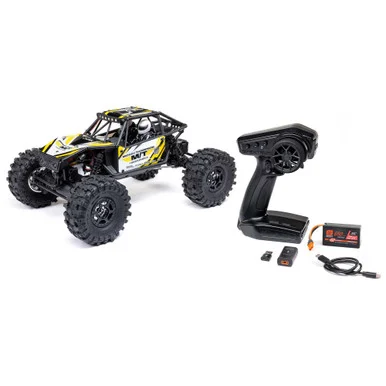 Axial AXI1750T2: UTB18 Capra 4X4 Yellow Rock Crawler 1/18
