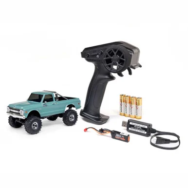 Axial AXI2260T1 1/30 SCX30 Chevrolet K10 4X4 RTR Brushed Rock Crawler (Battery & Charger Included), Green