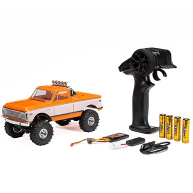 AXIAL AXI3408T2 1/24 SCX24 1971 Chevrolet C10 4WD Truck RTR, Orange