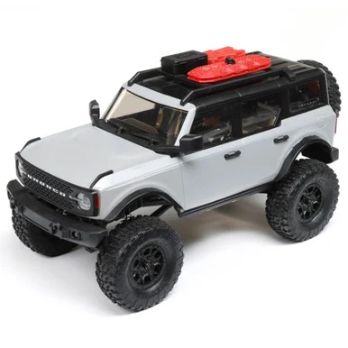 Axial AXI00006T2: 1/24 SCX24 2021 Ford Bronco 4WD Truck RTR, Grey