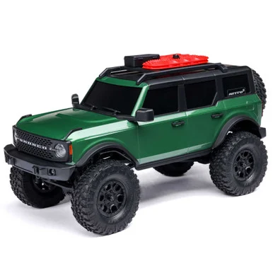 Axial AXI00006V2T5 1/24 SCX24 Ford Bronco Heritage Edition 4X4 RTR Brushed Rock Crawler (Battery & Charger Included), Green
