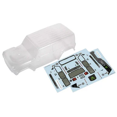 Axial AXI200000: 2019 Jeep JLU CRC Body, Clear & Precut: SCX24