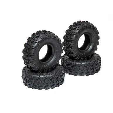 Axial AXI40003: 1.0 Rock Lizards Tires (4pcs): SCX24