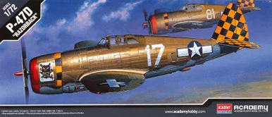 Academy Models 12492 P-47D Thunderbolt Razorback 1/72 Scale Model Kit