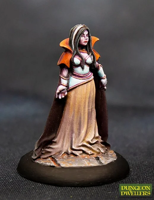 Adrasteia Wintherthorn Vampiress 28 mm Scale Plastic Figure - Dungeon Dwellers Collection