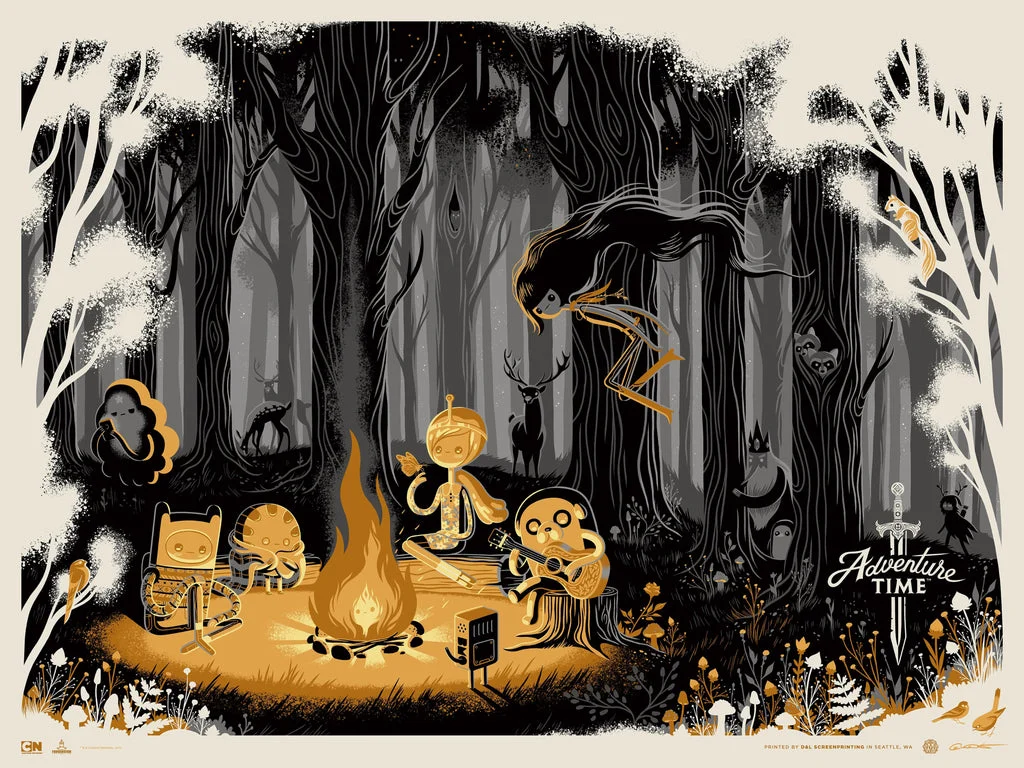 Adventure Time (Variant) Poster - George Caltsoudas