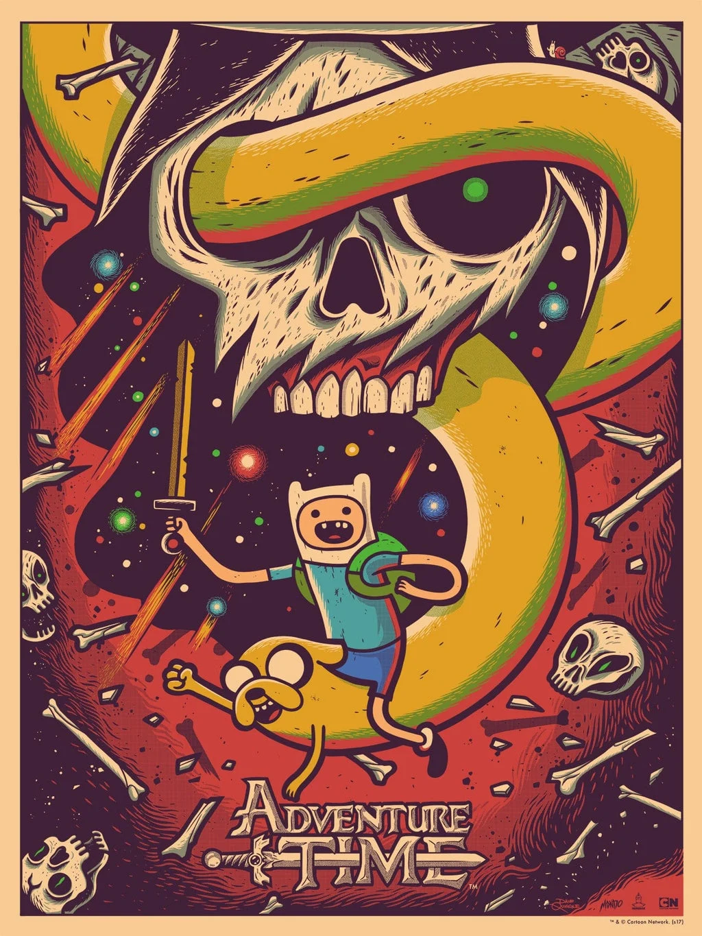 Adventure Time Poster - Dave Quiggle