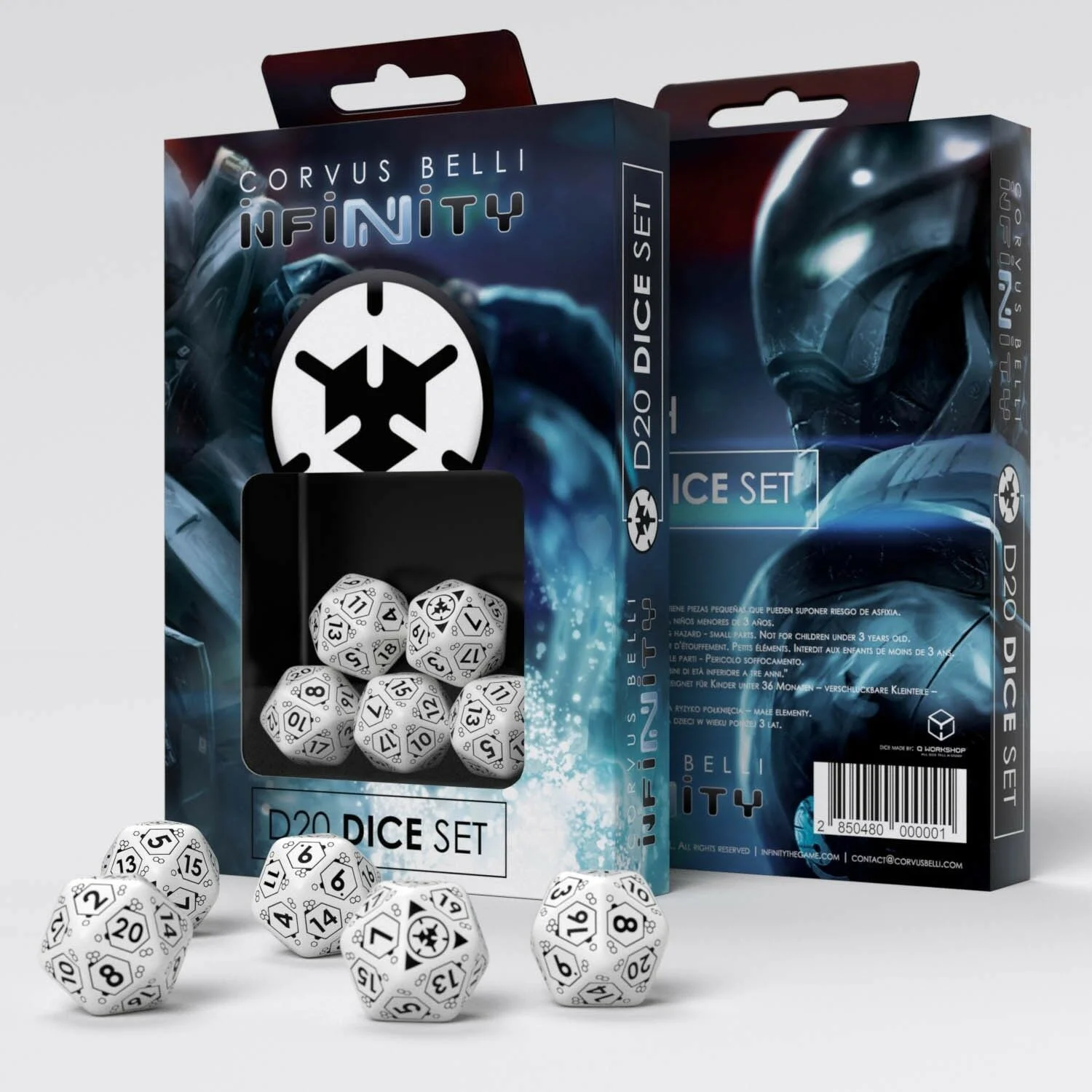 Infinity Aleph D20 Dice Set - Corvus Belli