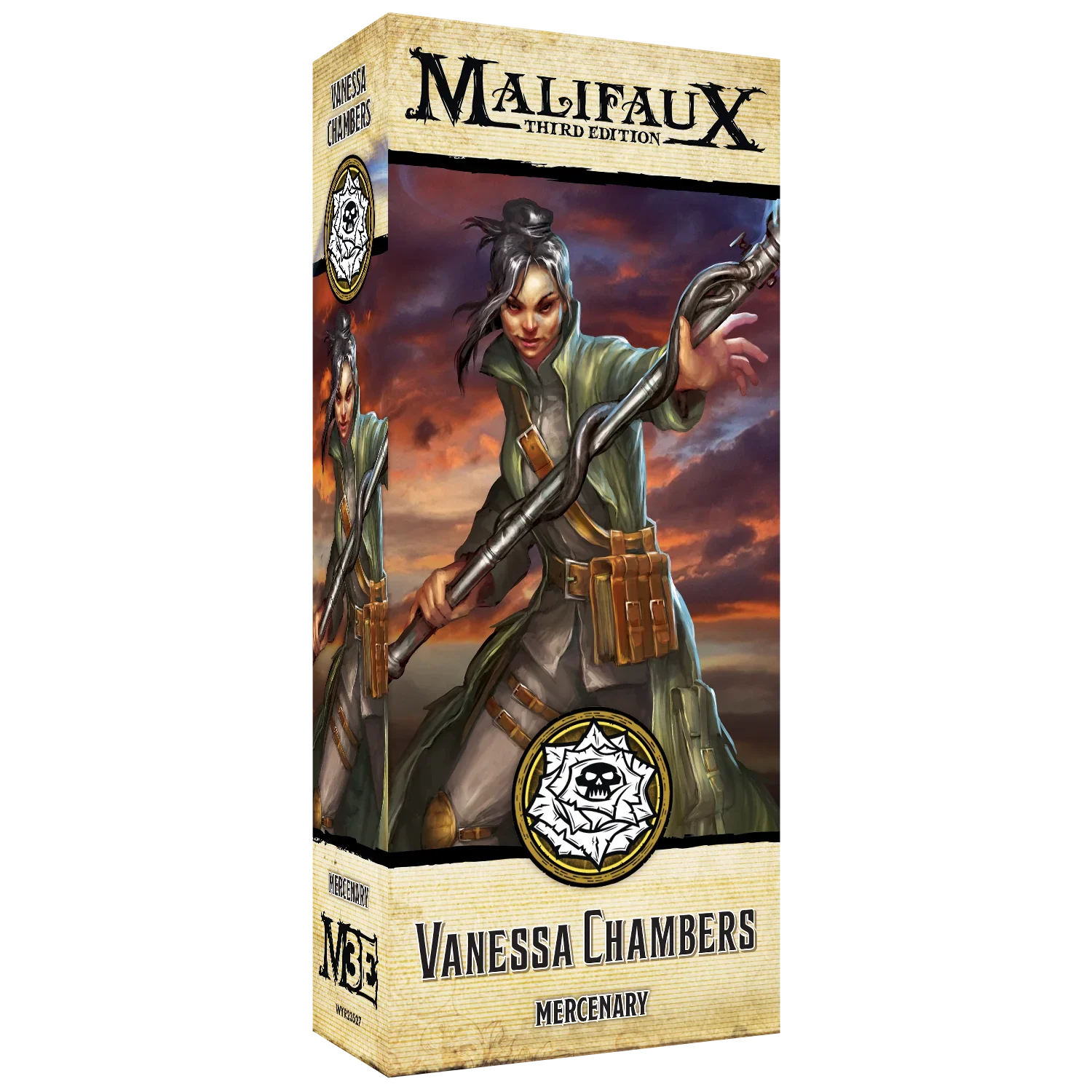 Malifaux (M3E) The Outcasts “Alt Vanessa Chambers , 32 mm Scale Model Plastic Figure - Wyrd Games