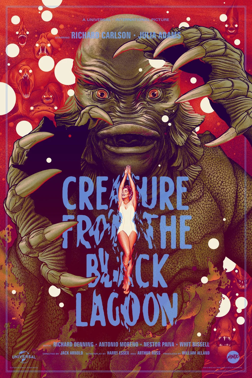 Creature from the Black Lagoon Poster - Martin Ansin