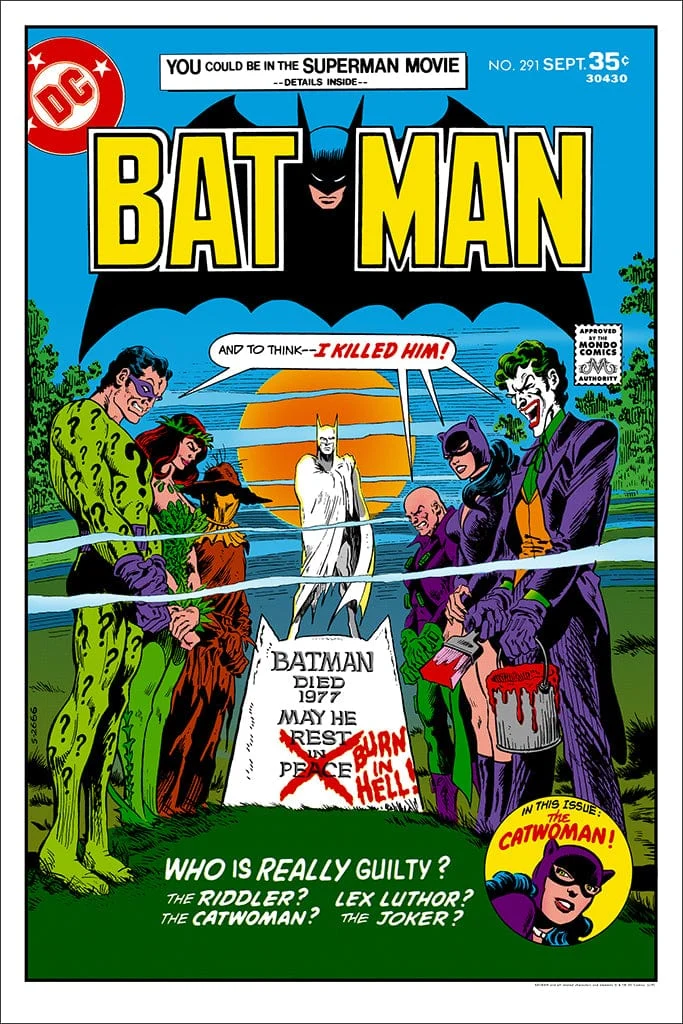 Batman 291 Poster - Jim Aparo