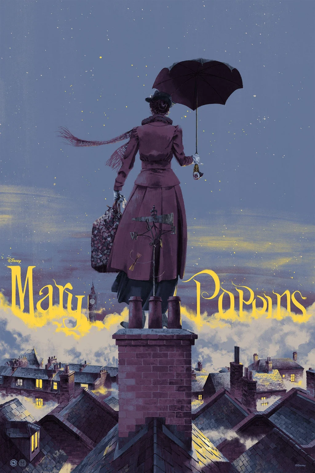 Mondo X Cyclops Print Works Print #16: Mary Poppins - Marc Aspinall