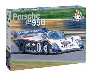 Italeri 3648 Porsche 956 #1 Race Car 1/24 Scale Model Kit
