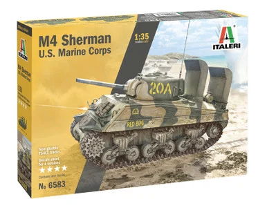 Italeri 6583: 1/35 M4 Sherman US Marine Corps Tank
