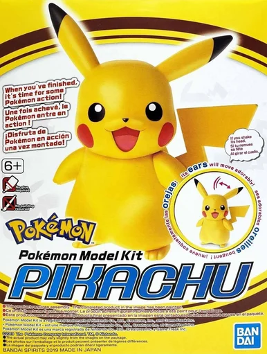 Bandai 2487421 Pokemon Pikachu Model Kit