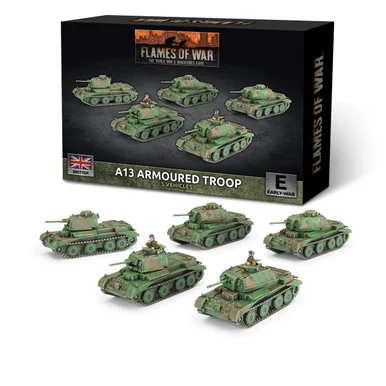 [PREORDER] 15mm British A13 Cruiser Troop - Battlefront Miniatures - BFM