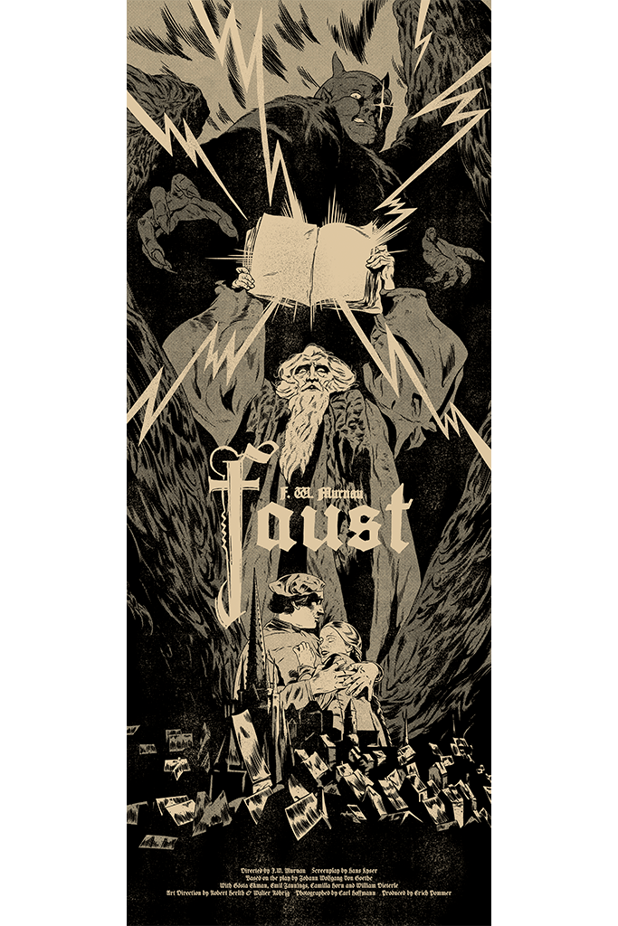 Black Dragon Press x Mondo #21: Faust Poster - Johnny Dombrowski