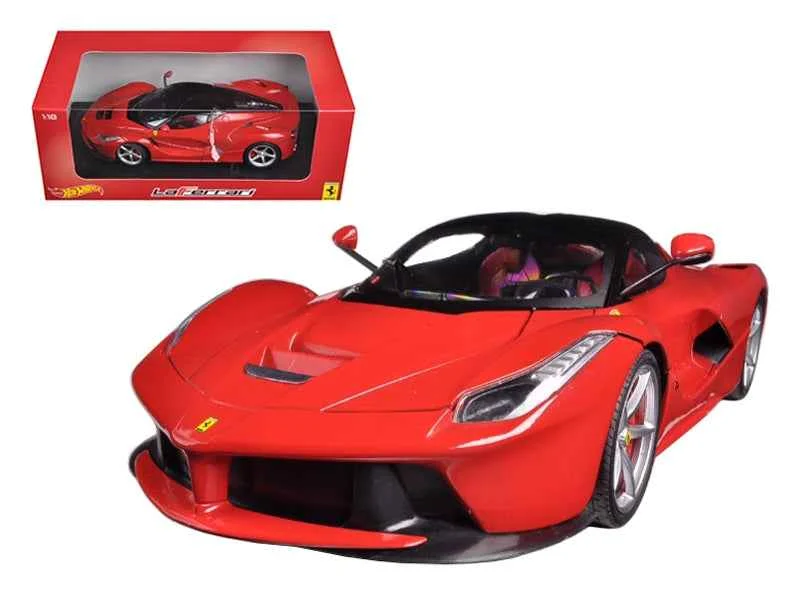 Ferrari Laferrari F70 Hybrid Red 1/18 Diecast Car Model by Hot Wheels - Hotwheels