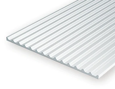Evergreen Scale Models 4543 Board & Batten Siding, .040 x 6 x 12 Sheet, .100 Spacing (1 Piece)