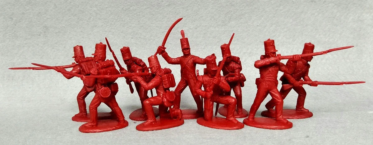 Napoleonic Wars British Highland Light Infantry 1803 – 1815, 54 mm (1/32) Scale Plastic Figures - Expeditionary Force