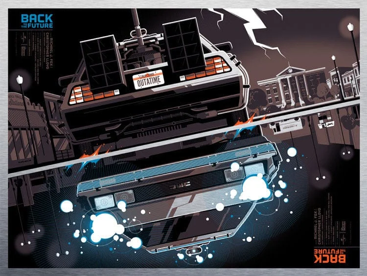 Back to the Future (Metal Variant) – Whalen - Tom Whalen