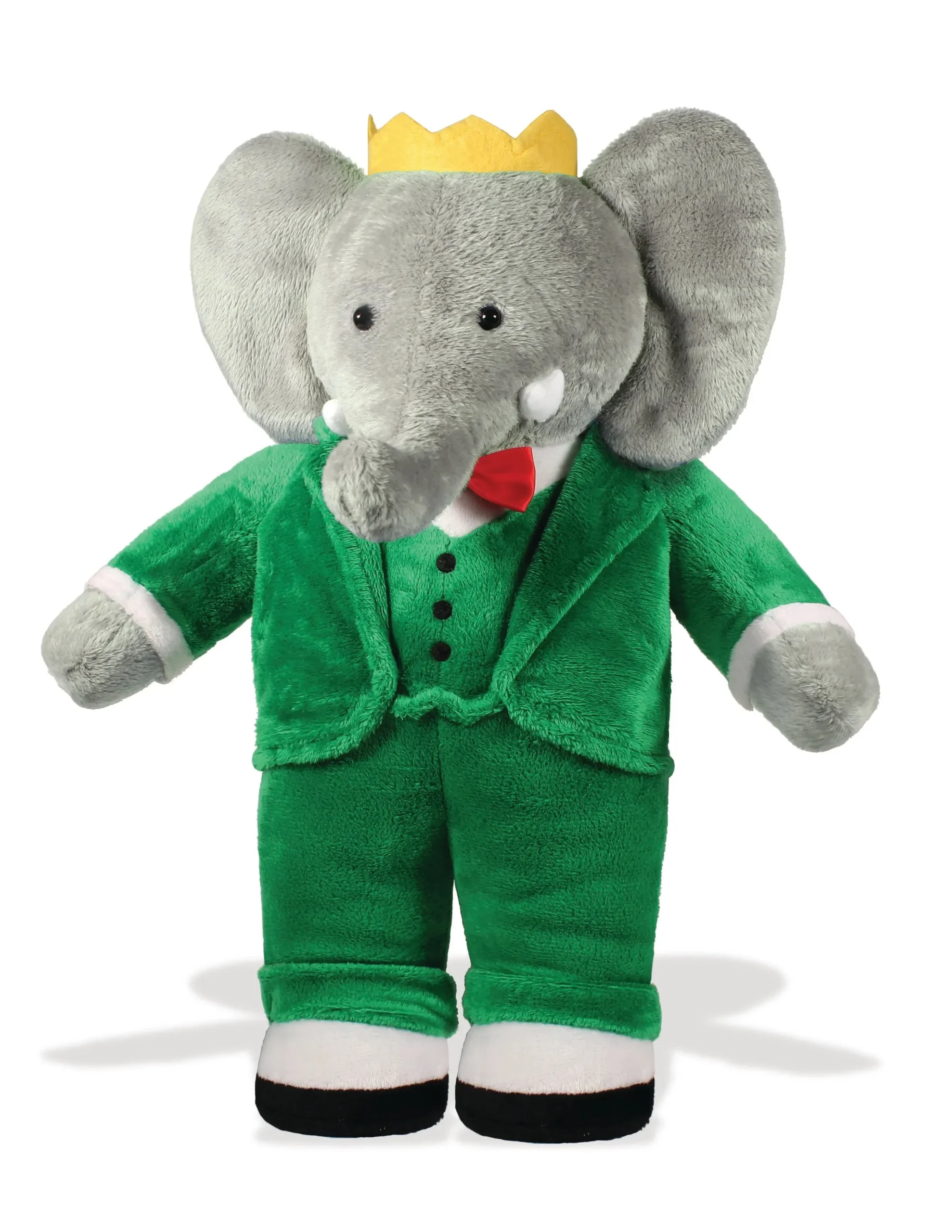 Classic Standing Babar the Elephant 13” Soft Toy - Yottoy