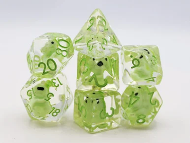 Foam Brain Games 2255 Baby T-Rex RPG Dice Set