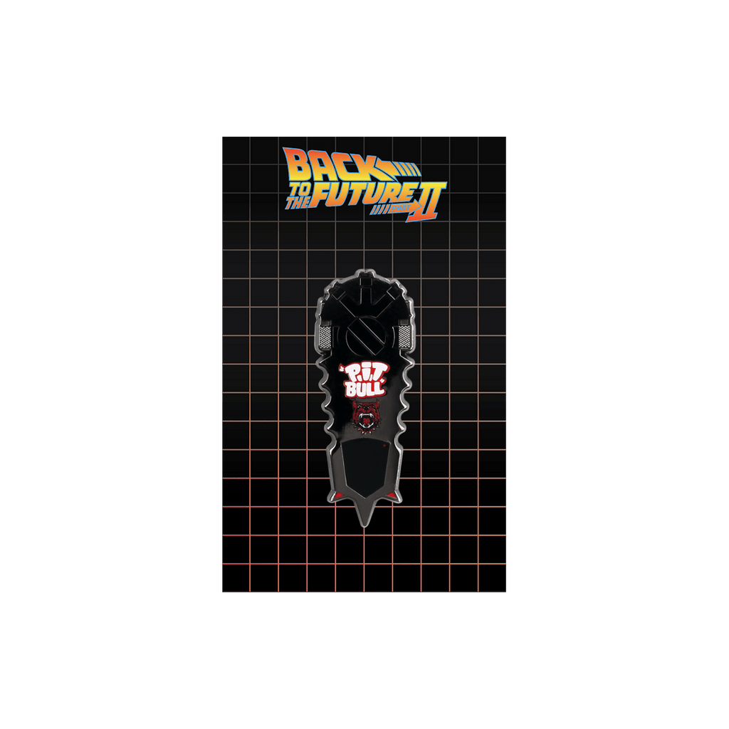 Back to the Future — Pit Bull Hoverboard Enamel Pin - Bruce Yan