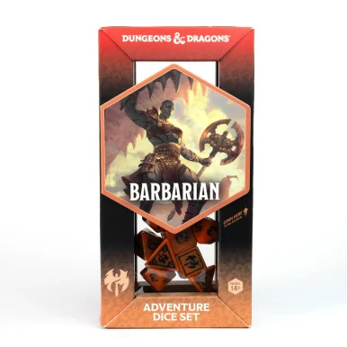 Dungeons & Dragons: Adventure Dice - Barbarian Orange