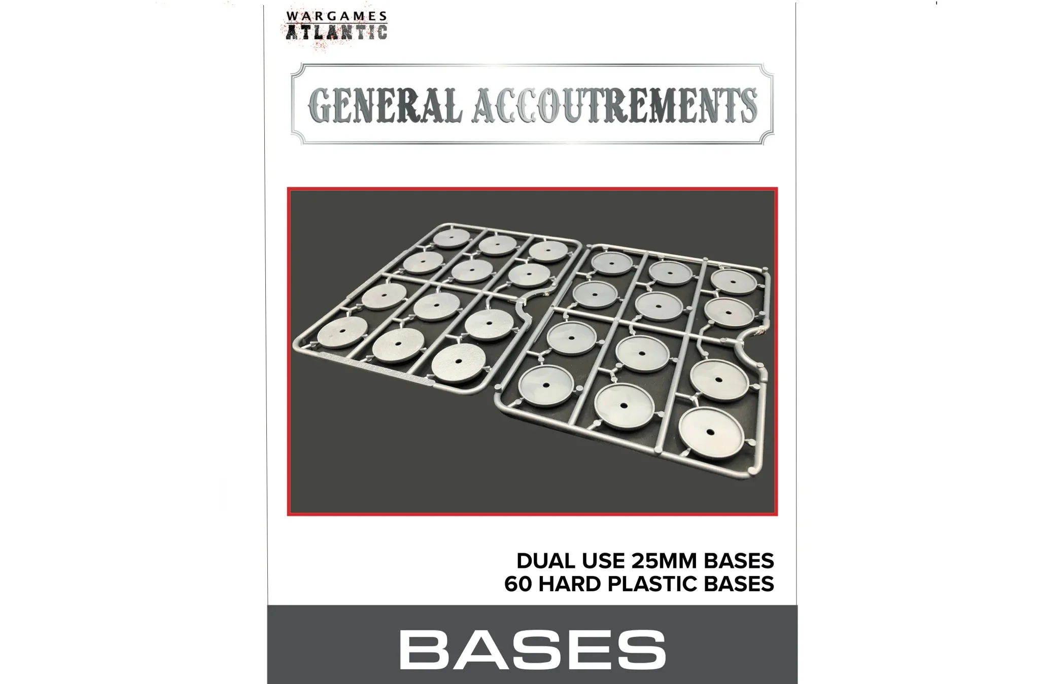 25 mm Round Plastic Bases - Wargames Atlantic