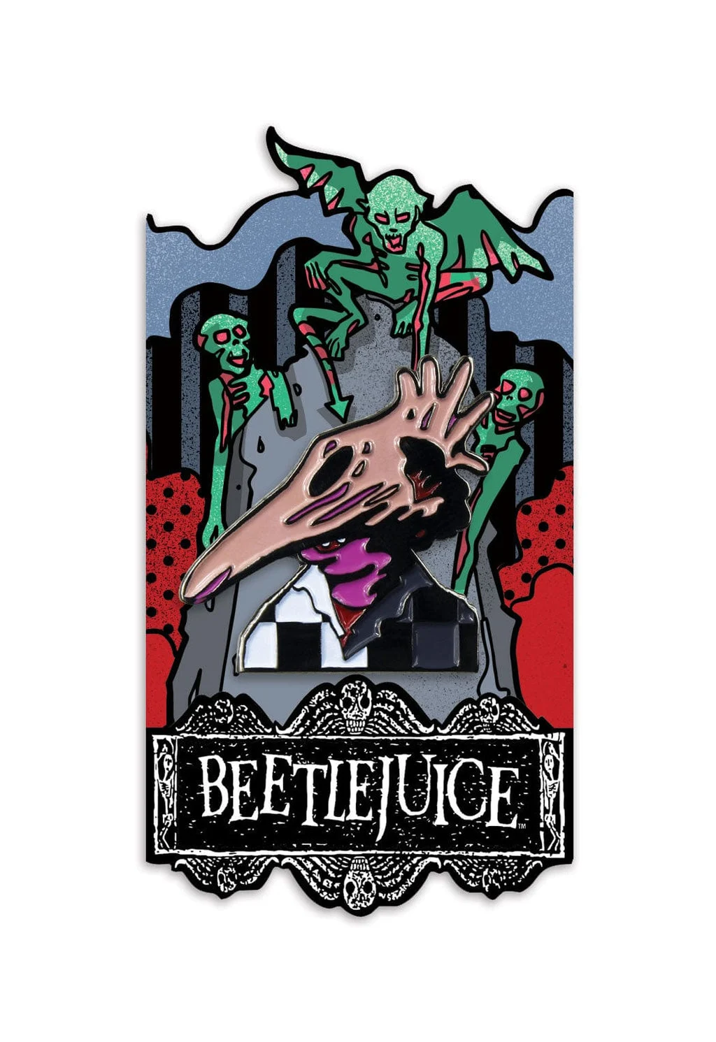 Beetlejuice: Adam Enamel Pin - We Buy Your Kids