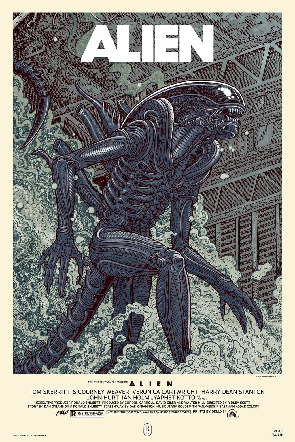 Alien (Variant) Poster - Florian Bertmer