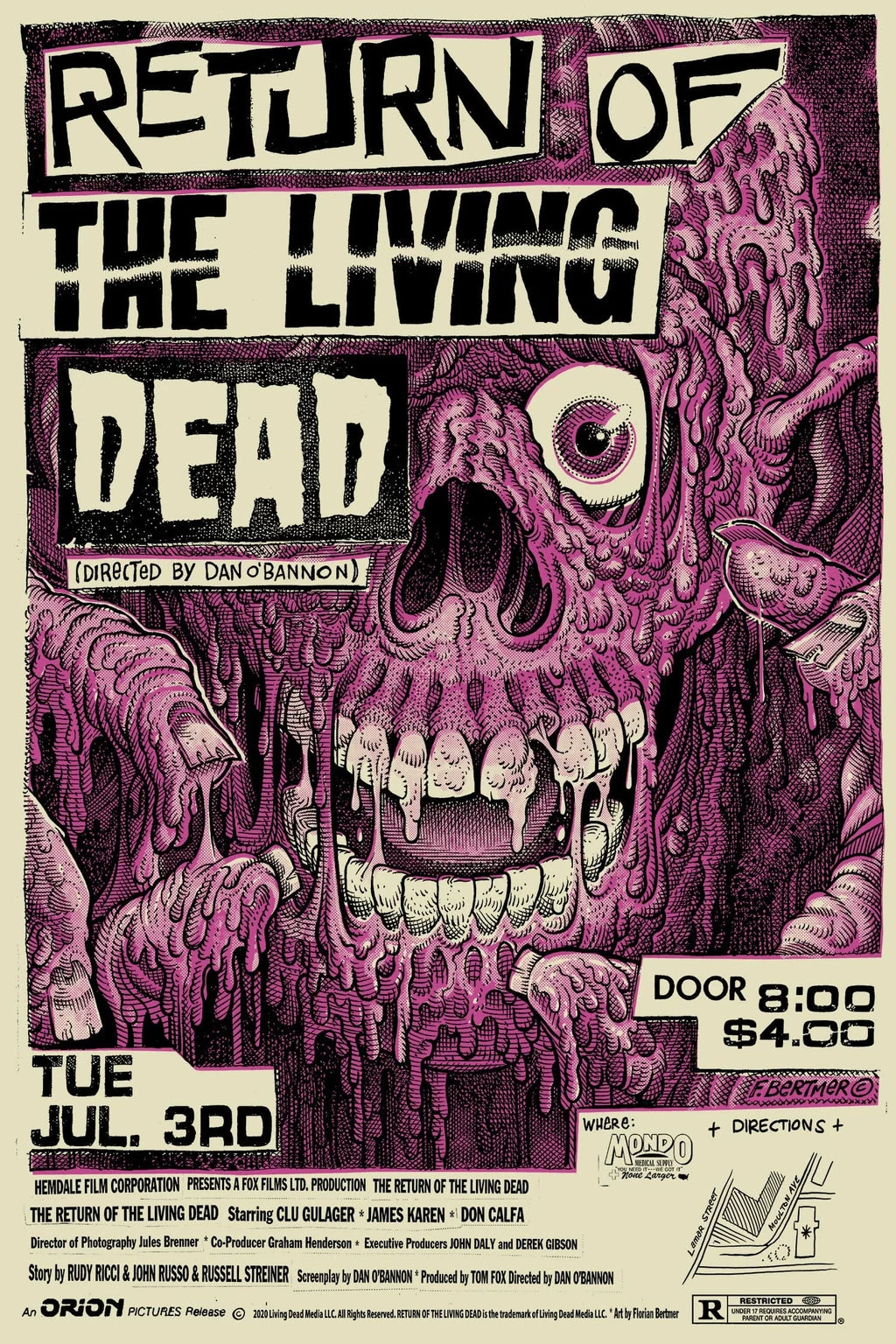 Return of the Living Dead Poster - Florian Bertmer
