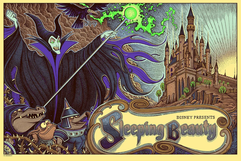 Mondo X Cyclops Print Works Print #28: Sleeping Beauty - Florian Bertmer