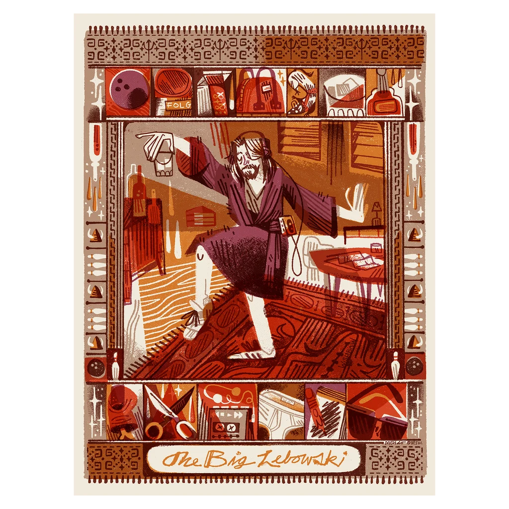 The Big Lebowski Poster - Pam Wishbow
