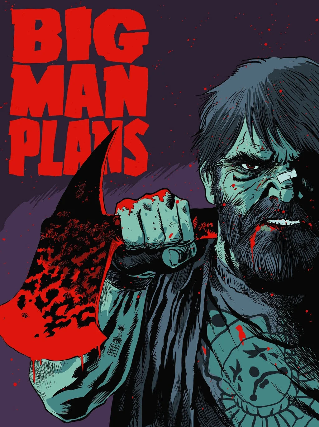 Big Man Plans #4 Poster - Francesco Francavilla