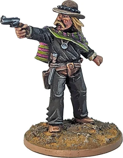 Dead Man’s Hand Bill Larsson 28 mm Scale Model Metal Figure - Great Escape Games