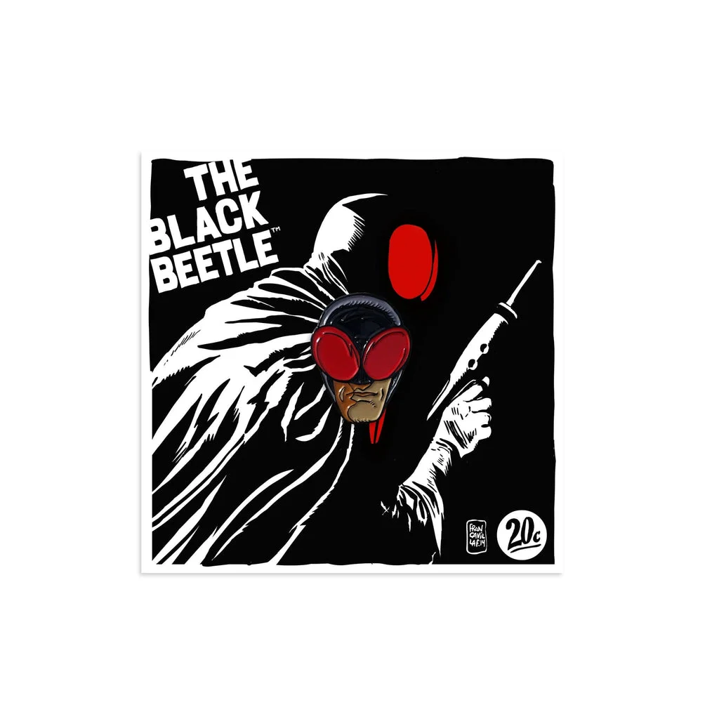 The Black Beetle Enamel Pin - Francesco Francavilla