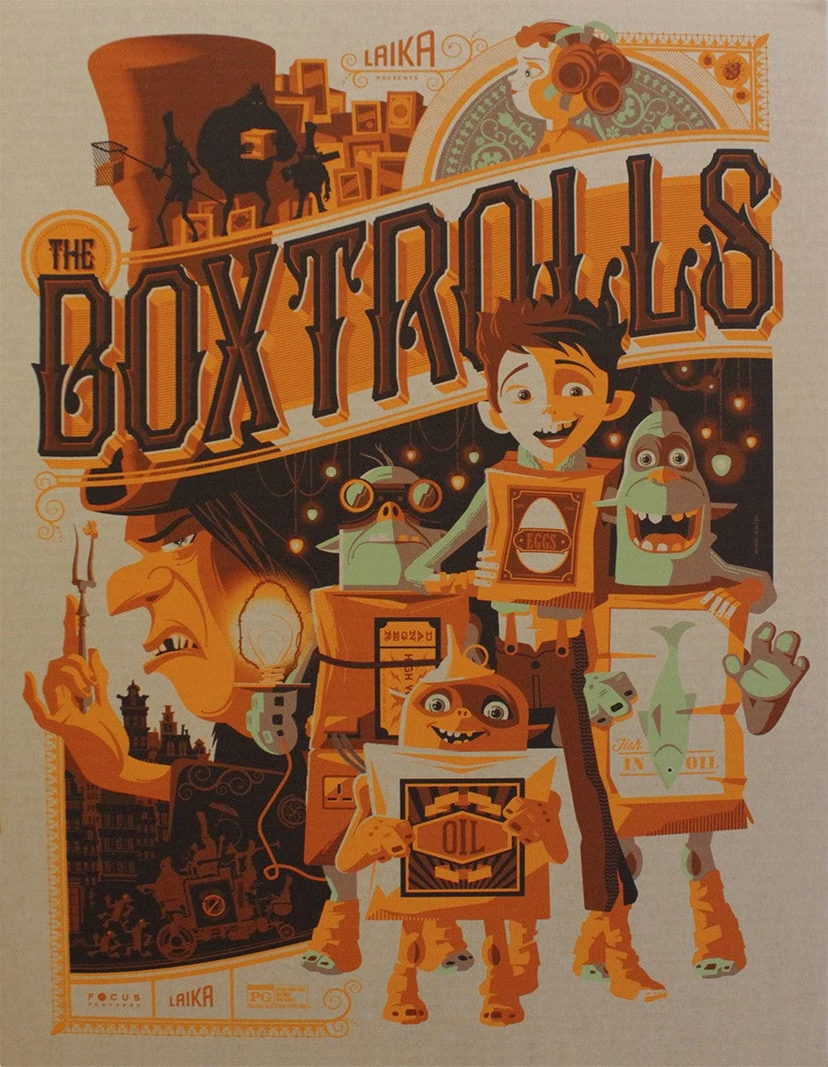 The Boxtrolls (Cardboard Variant) - Tom Whalen